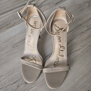 Sam Edelman Ariella Nude Stiletto Heel Sandals
